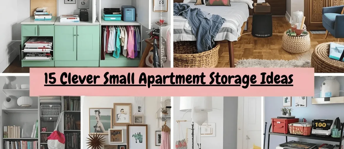 15 Clever Small Apartment Storage Ideas