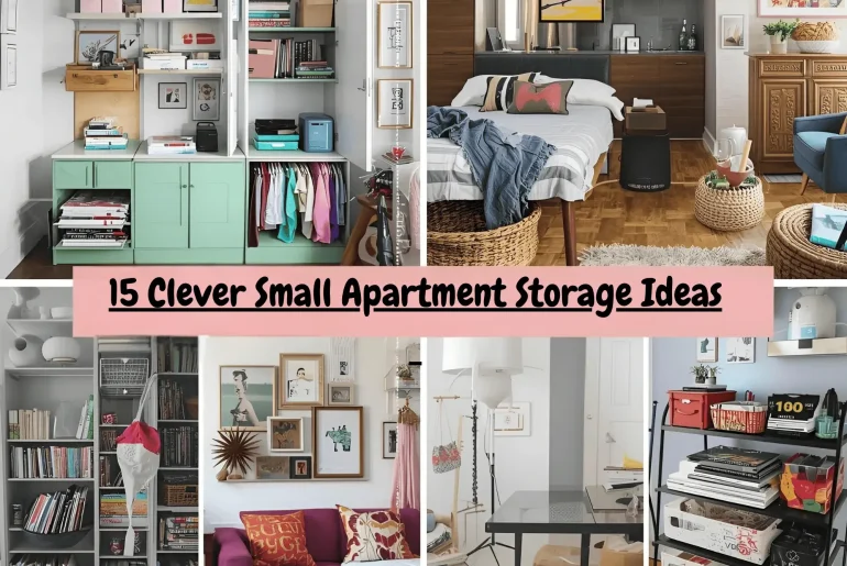 15 Clever Small Apartment Storage Ideas