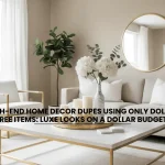High-End Home Decor Dupes Using Only Dollar Tree Items Luxe Looks on a Dollar Budget!