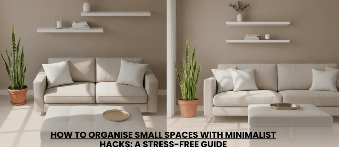 How to Organise Small Spaces with Minimalist Hacks A Stress-Free Guide