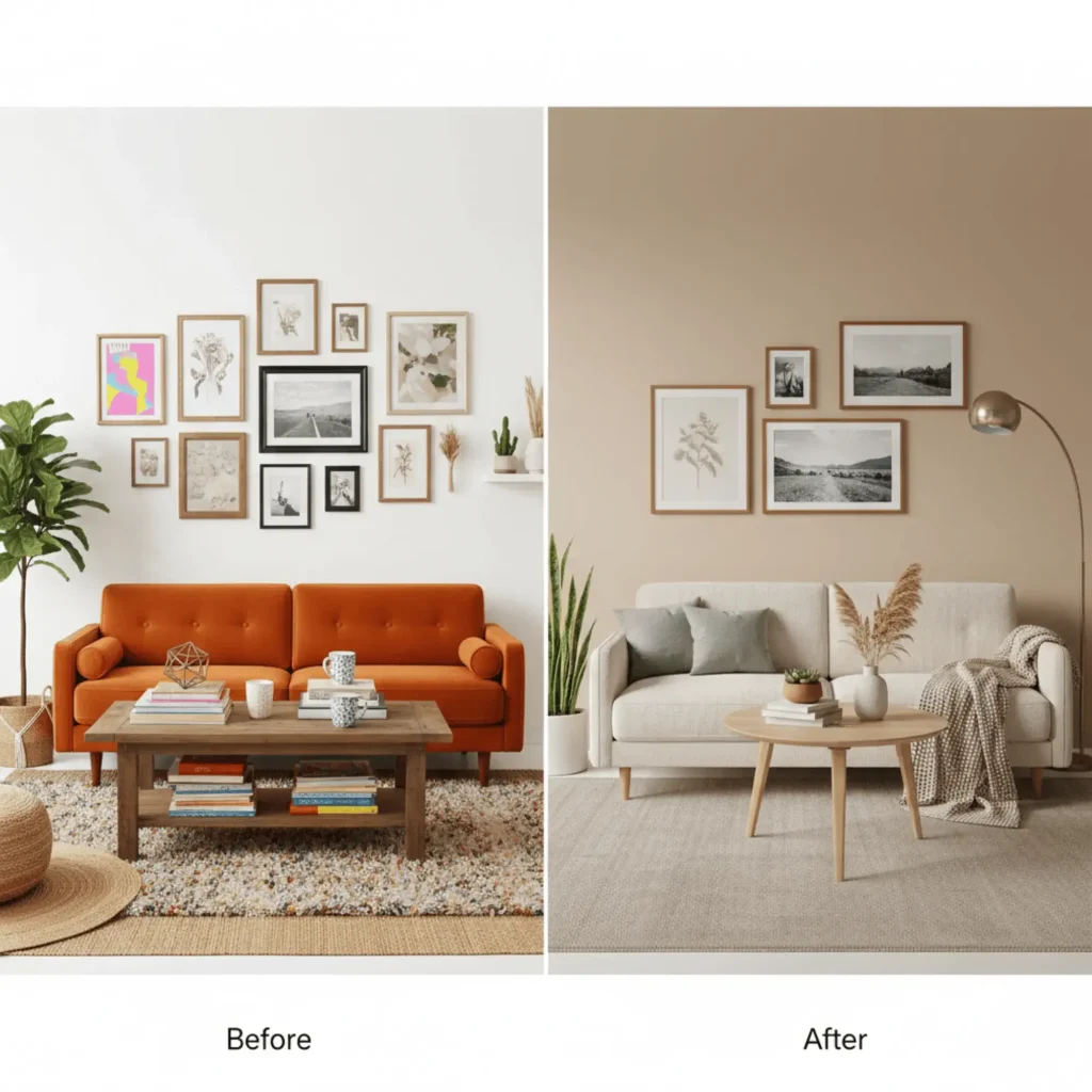 Common home decor mistakes to avoid when following aesthetic trends for small spaces