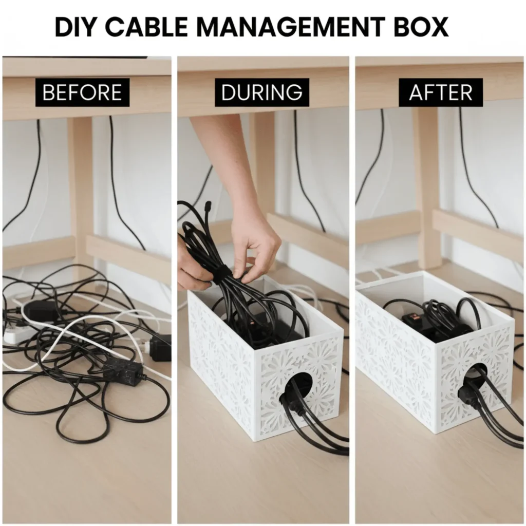 Create a Cable Management Box