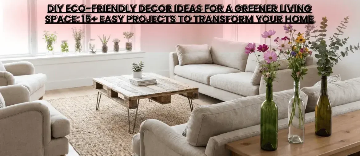DIY Eco-Friendly Decor Ideas for a Greener Living Space