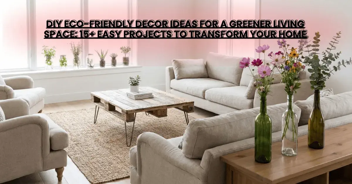 DIY Eco-Friendly Decor Ideas for a Greener Living Space: 15+ Easy Projects to Transform Your Home DIY Eco-Friendly Decor Ideas for a Greener Living Space