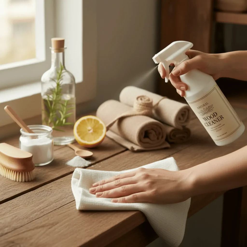 Natural cleaning solutions for DIY eco-friendly furniture maintenance sustainable home care products