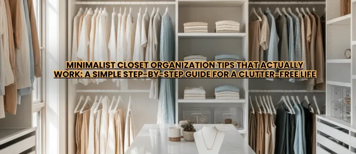 minimalist closet organization tips that actually work for clutter free wardrobe in modern home