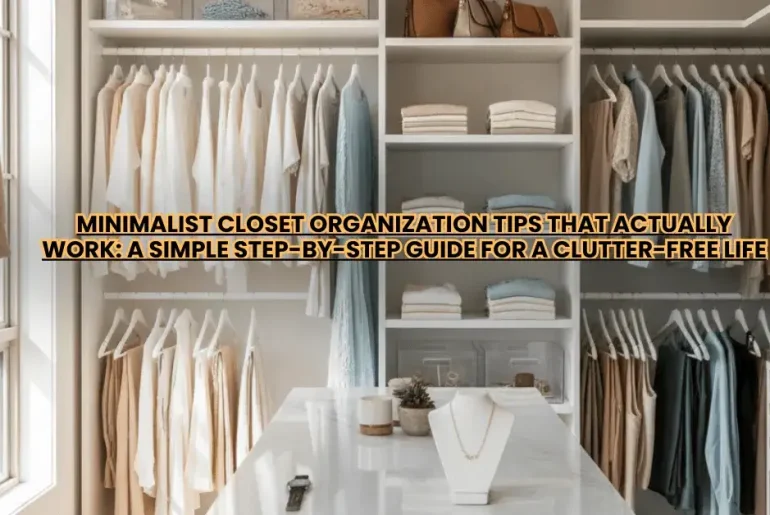 minimalist closet organization tips that actually work for clutter free wardrobe in modern home