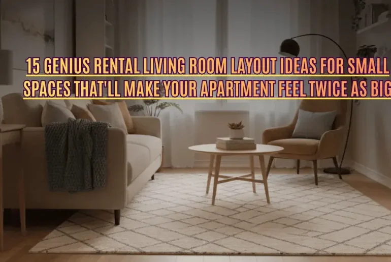 15 Genius Rental Living Room Layout Ideas